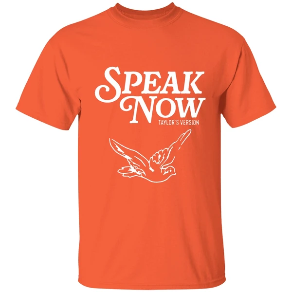speak now taylors version bird motif shirt orange