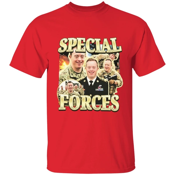 Special Ops Soldier With Down Syndrome Meme Shirt - Image 7