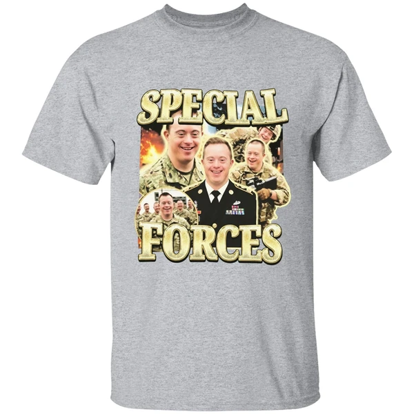 Special Ops Soldier With Down Syndrome Meme Shirt - Image 9