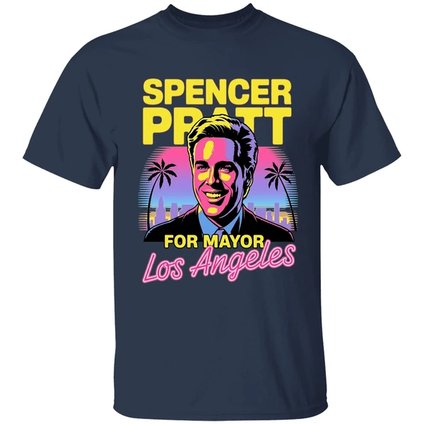 spencer pratt for los angeles mayor california shirt navy