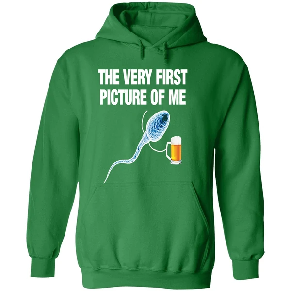 Sperm Beer The Very First Picture Of Me Hoodie - Image 2