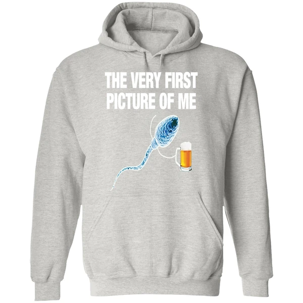 Sperm Beer The Very First Picture Of Me Hoodie - Image 9