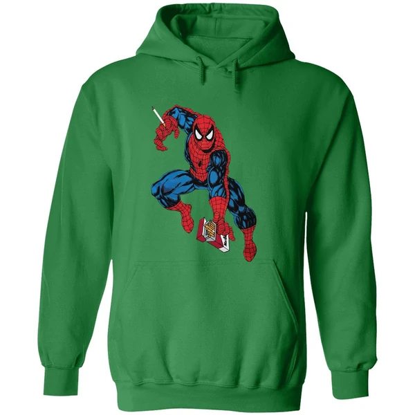 Spider Man Mac Miller Cigarette Smoking Hoodie - Image 2