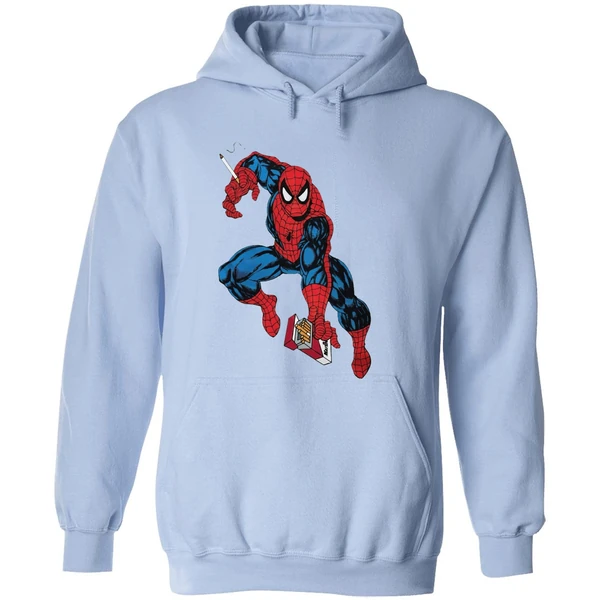 Spider Man Mac Miller Cigarette Smoking Hoodie - Image 4