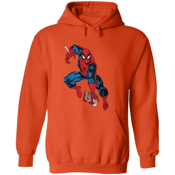 Spider Man Mac Miller Cigarette Smoking Hoodie - Image 6