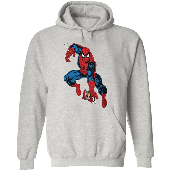 Spider Man Mac Miller Cigarette Smoking Hoodie - Image 9