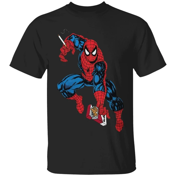 Spider Man Mac Miller Cigarette Smoking Shirt