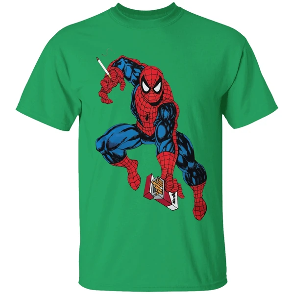 Spider Man Mac Miller Cigarette Smoking Shirt - Image 2