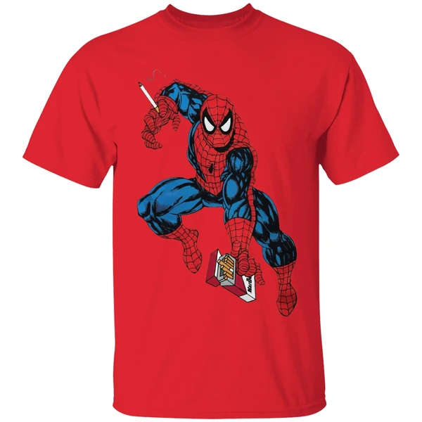 Spider Man Mac Miller Cigarette Smoking Shirt - Image 7