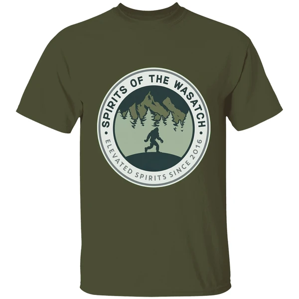 spirit of the wasatch elevated spirits since 2016 shirt militarygreen
