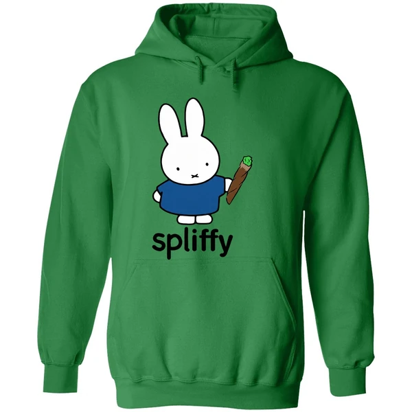 Spliffy Bunny Graphic Hoodie - Image 2