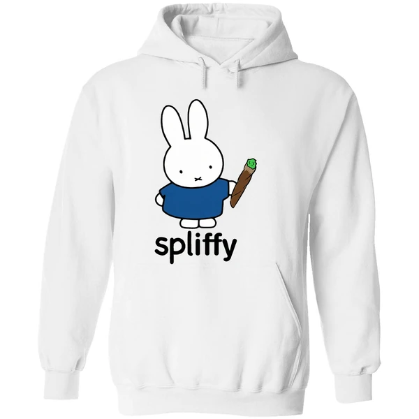 Spliffy Bunny Graphic Hoodie - Image 8