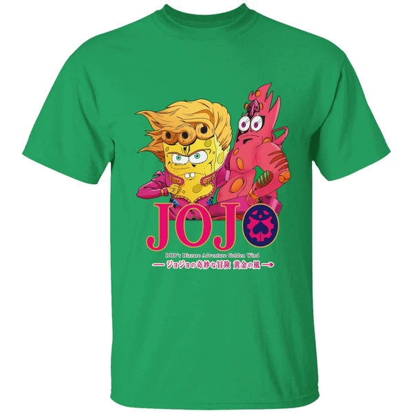Sponge Giorno Bobs Bizarre Adventure Golden Wind Shirt - Image 2