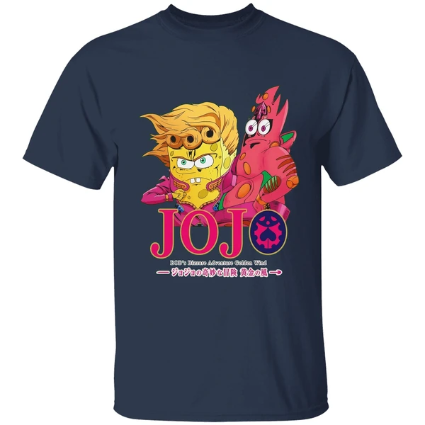 Sponge Giorno Bobs Bizarre Adventure Golden Wind Shirt - Image 5