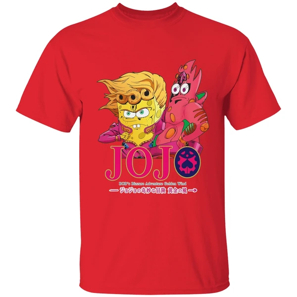 Sponge Giorno Bobs Bizarre Adventure Golden Wind Shirt - Image 7
