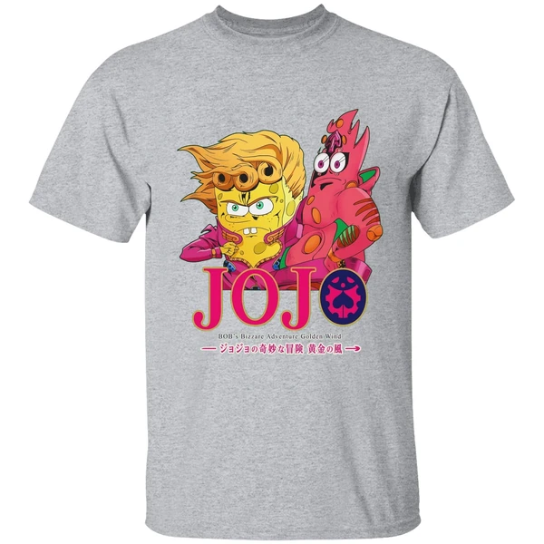 Sponge Giorno Bobs Bizarre Adventure Golden Wind Shirt - Image 9