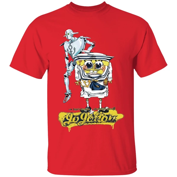 Sponge Jojo Jojolion Jojos Bizarre Adventure Part 8 Shirt - Image 7