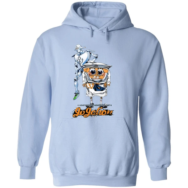 Sponge Jojos Bizarre Adventure Part 8 Hoodie - Image 4