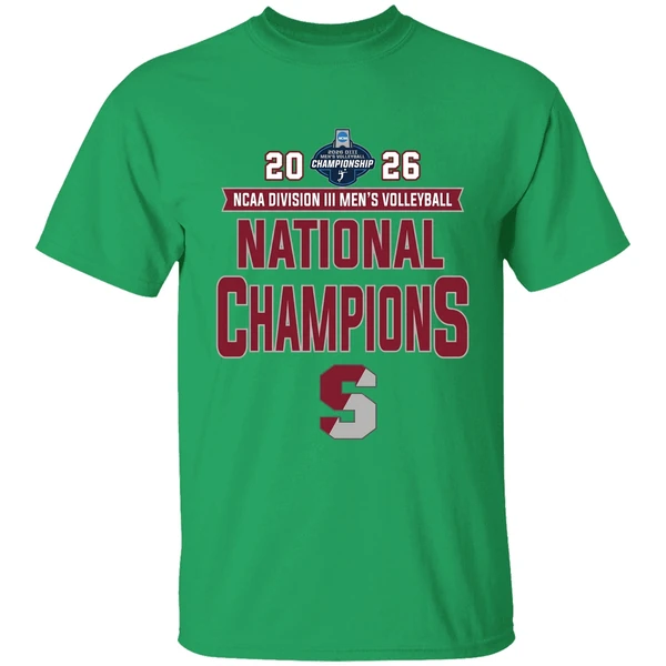 Springfield College Mens Volleyball 2026 Ncaa Division Iii National Champions Shirt - Image 2