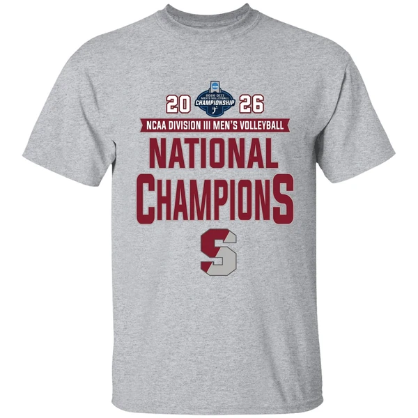 Springfield College Mens Volleyball 2026 Ncaa Division Iii National Champions Shirt - Image 9
