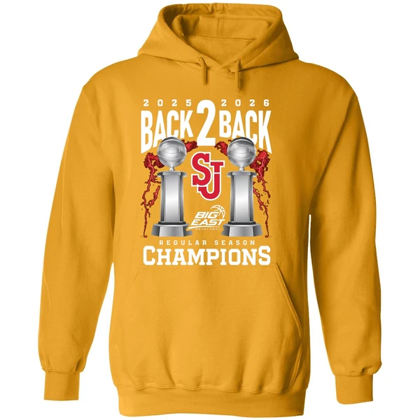 St Johns Mens Basketball 2025 26 Big East Back To Back Regular Hoodie