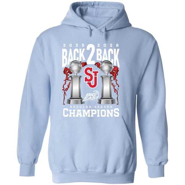 St Johns Mens Basketball 2025 26 Big East Back To Back Regular Hoodie - Image 4