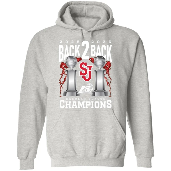 St Johns Mens Basketball 2025 26 Big East Back To Back Regular Hoodie - Image 9