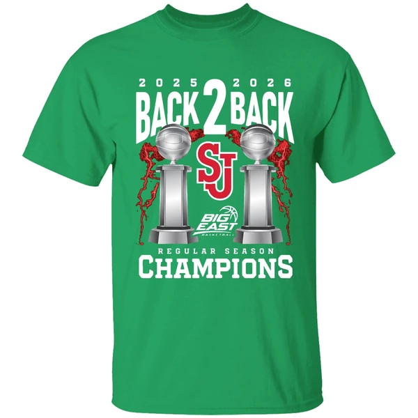 St Johns Mens Basketball 2025 26 Big East Back To Back Regular Shirt - Image 2