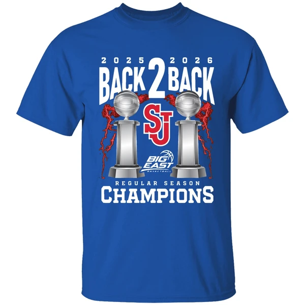 St Johns Mens Basketball 2025 26 Big East Back To Back Regular Shirt - Image 8