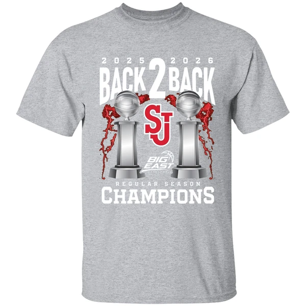 St Johns Mens Basketball 2025 26 Big East Back To Back Regular Shirt - Image 9
