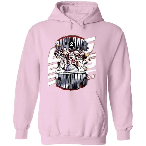 St Johns Red Storm Big East Back To Back Regular Season Champions 2025 2026 Hoodie - Image 5