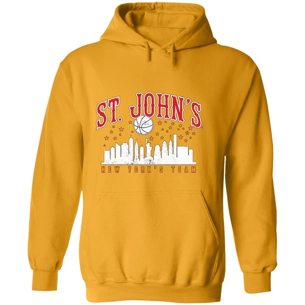 St Johns Red Storm New Yorks Team City Skyline Hoodie