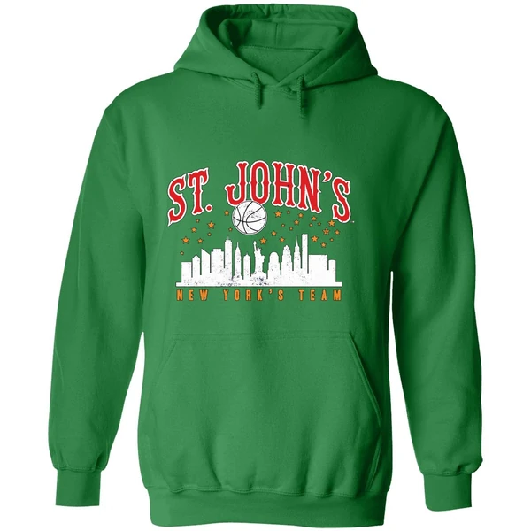 St Johns Red Storm New Yorks Team City Skyline Hoodie - Image 2