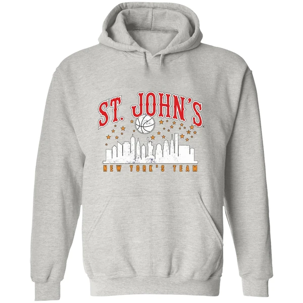 St Johns Red Storm New Yorks Team City Skyline Hoodie - Image 9