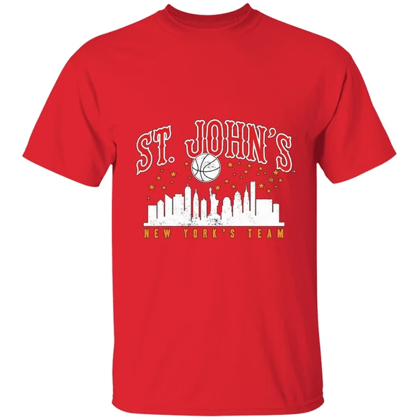 St Johns Red Storm New Yorks Team City Skyline Shirt - Image 7