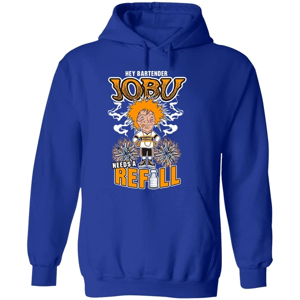 St Louis Blues Hey Bartender Jobu Needs A Refill Hoodie - Image 7