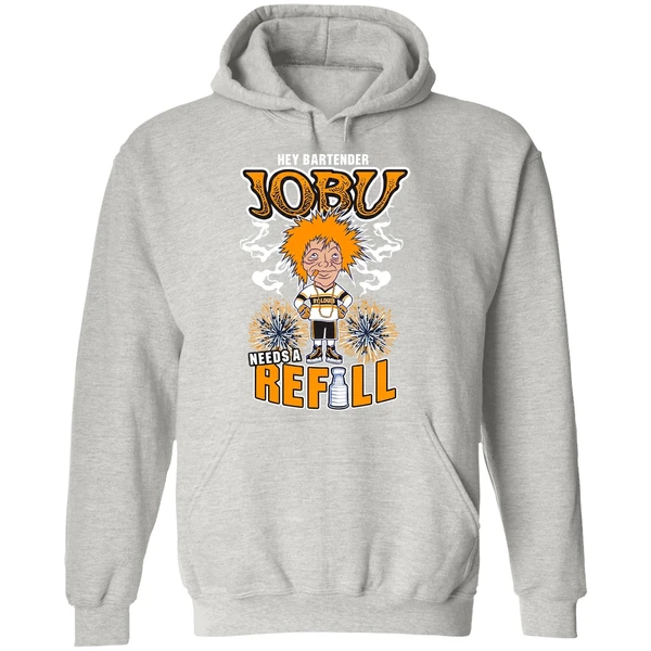 St Louis Blues Hey Bartender Jobu Needs A Refill Hoodie - Image 9