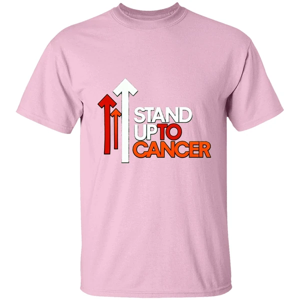 Stand Up To Cancer Text Shirt Stand Up To Cancer Text Shirt