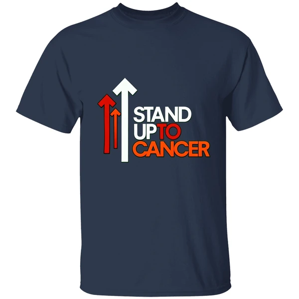 Stand Up To Cancer Text Shirt - Image 4