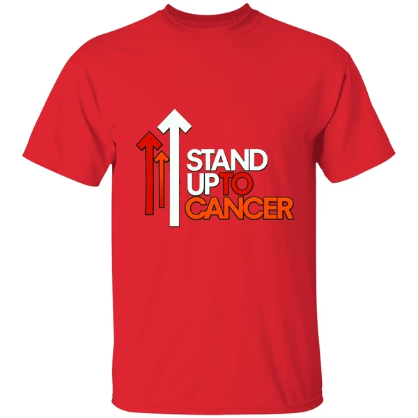 Stand Up To Cancer Text Shirt - Image 6