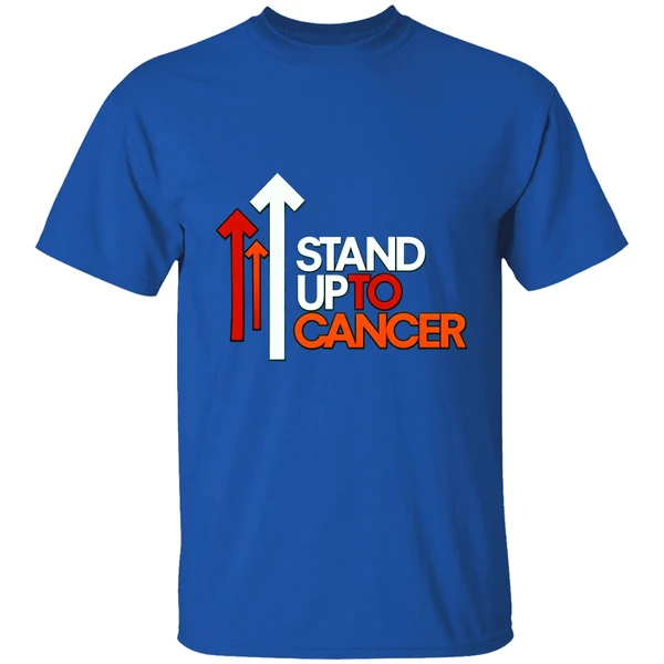 Stand Up To Cancer Text Shirt - Image 7