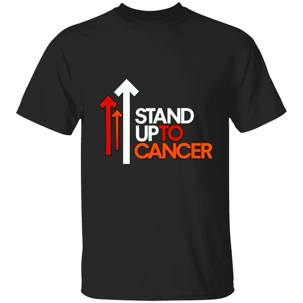 Stand Up To Cancer Text Shirt - Image 9