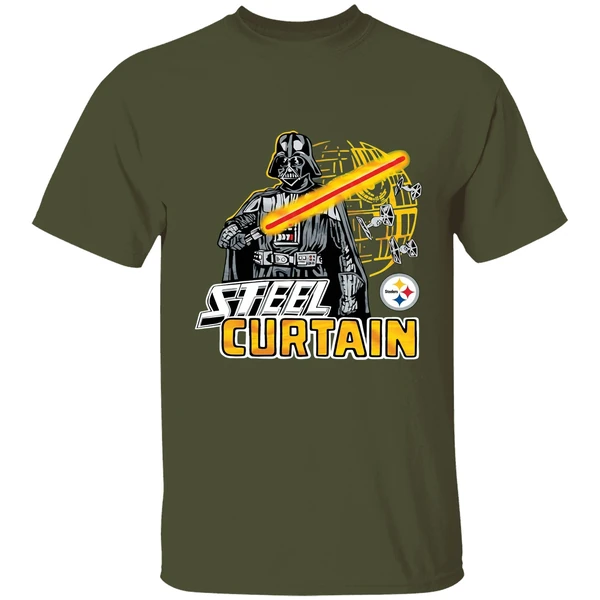 Star Wars Pittsburgh Steelers Steel Curtain Dark Side Shirt - Image 3