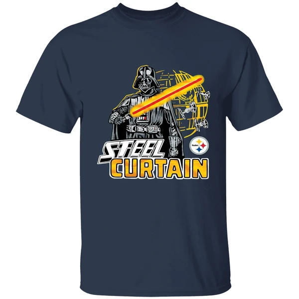Star Wars Pittsburgh Steelers Steel Curtain Dark Side Shirt - Image 4