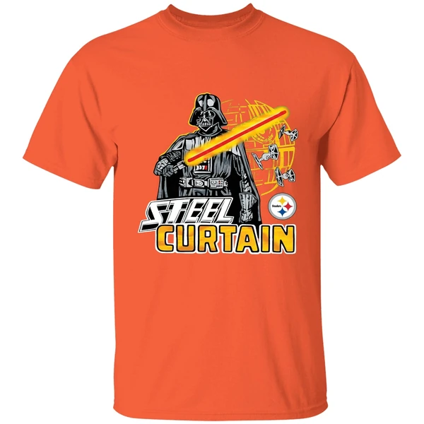 Star Wars Pittsburgh Steelers Steel Curtain Dark Side Shirt - Image 5