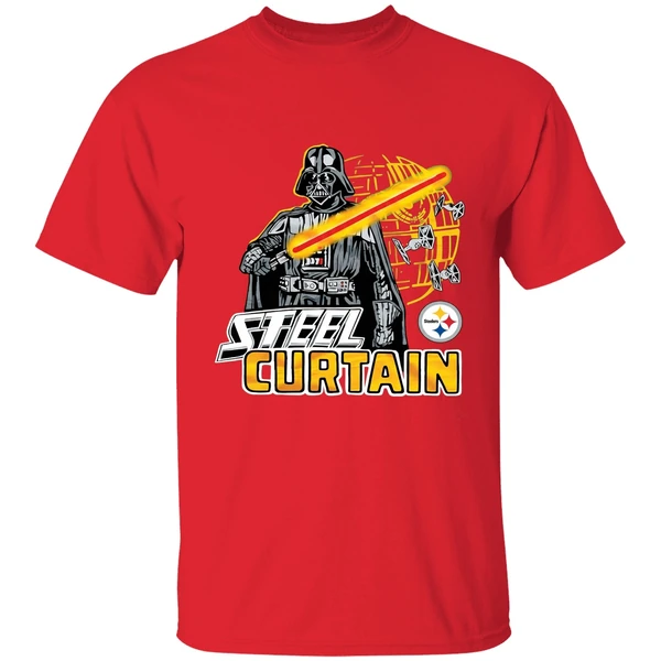 Star Wars Pittsburgh Steelers Steel Curtain Dark Side Shirt - Image 6