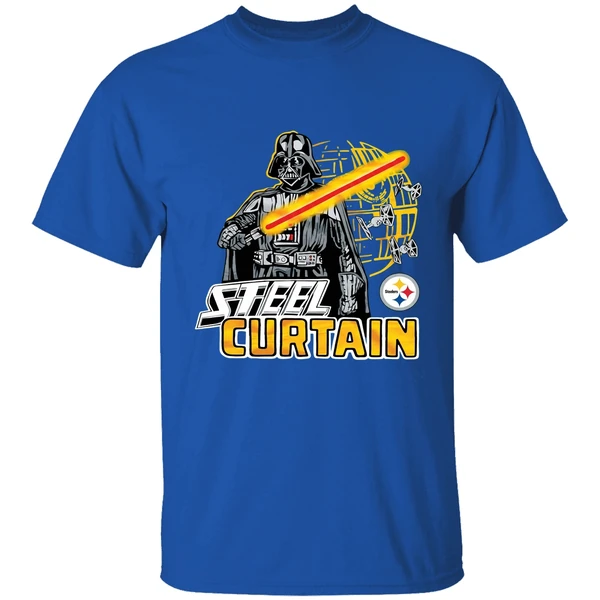 Star Wars Pittsburgh Steelers Steel Curtain Dark Side Shirt - Image 7