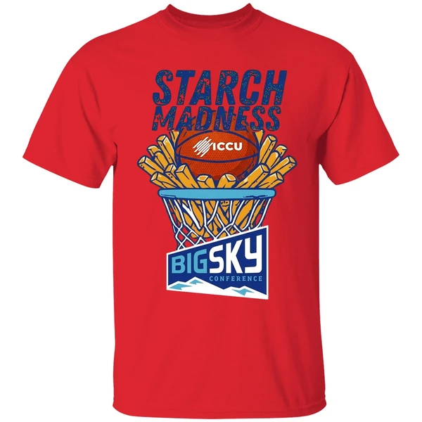 starch madness big sky conference shirt red
