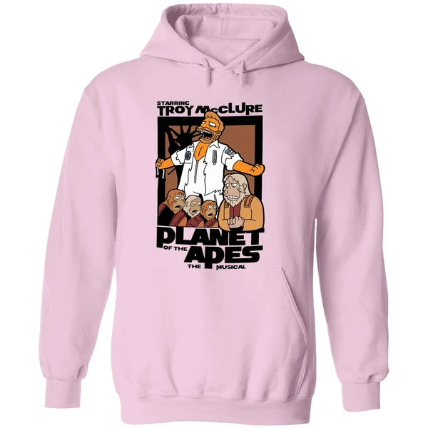 Starring Troy Mcclure Planet Of The Apes The Musical Hoodie - Image 5