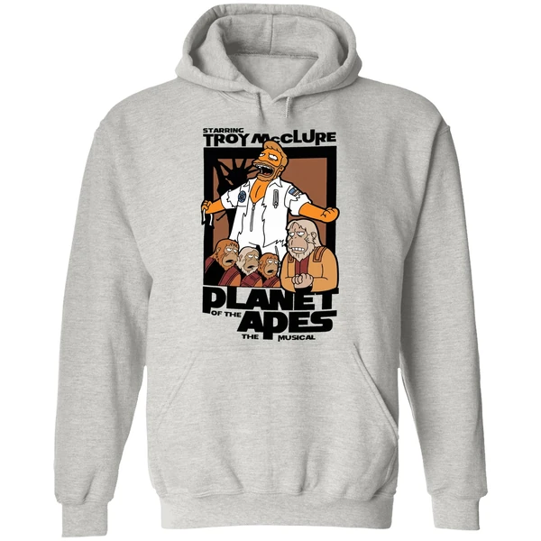 Starring Troy Mcclure Planet Of The Apes The Musical Hoodie - Image 9